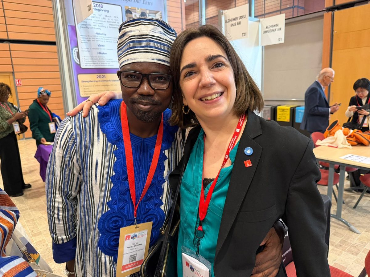 Le Dr Abdou Ibrahima Traoré, président d'ACMA Mali, à Lyon