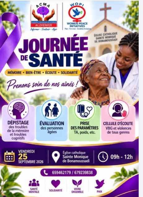 Affiche de la journée de santé ACMA et WOPI