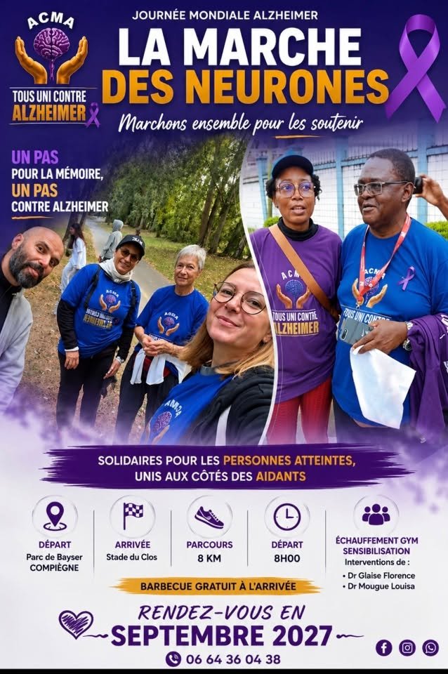 Affiche de la Marche des Neurones (septembre 2027)